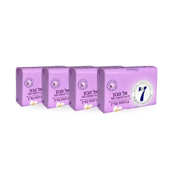 Тверде мило NECA 7 фіолетове Classic 4*100 г (7290011115289), изображение 2