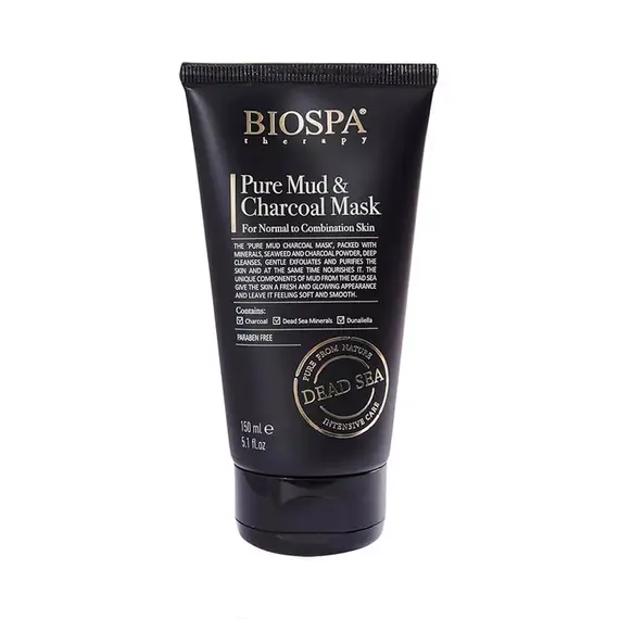 Грязьова маска Sea of ??Spa Bio Spa Pure Mud Charcoal Mask з вугіллям, 150 мл (7290016846058)