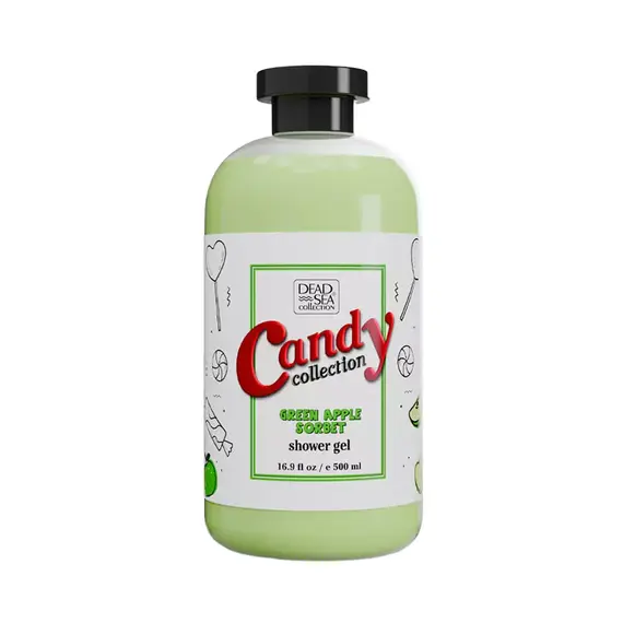 Гель для душу Dead Sea Candy Collection Зелене яблуко сорбет, 500 мл (7290119485826)