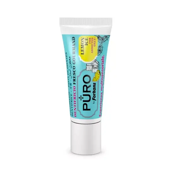 Зубна паста PURO Travel Size Лимонний лід, 12 мл (8002185074403)