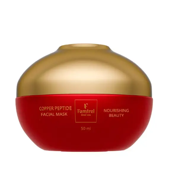 Живильна маска для обличчя з пептидами міді Famirel Copper Peptide Facial Mask, 50 мл (7290114086615), изображение 5