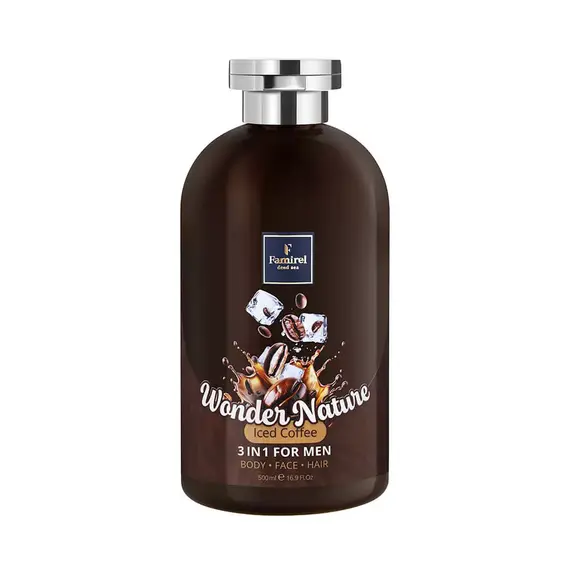 Гель для душу для чоловіків 3 в 1 Famirel Iced Coffee Wonder Nature, 500 мл