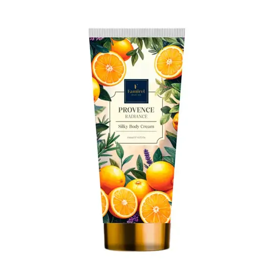 Шовковистий крем для тіла Famirel Provence Radiance Silky Body Cream, 180 мл (7290114087285), изображение 3