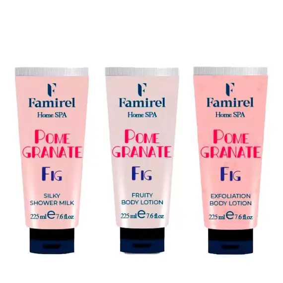 Famirel Home Spa “Fig & Pomegranate” — оновлення та ідеальна гладкість шкіри (085960, 086226, 086011)
