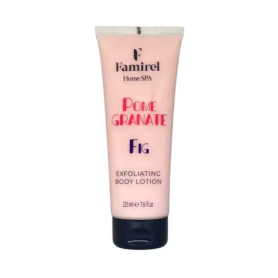 Відлущувальний пілінг-лосьйон для тіла "Fig & Pomegranate" Famirel Home Spa Body Lotion, 225 мл, изображение 2