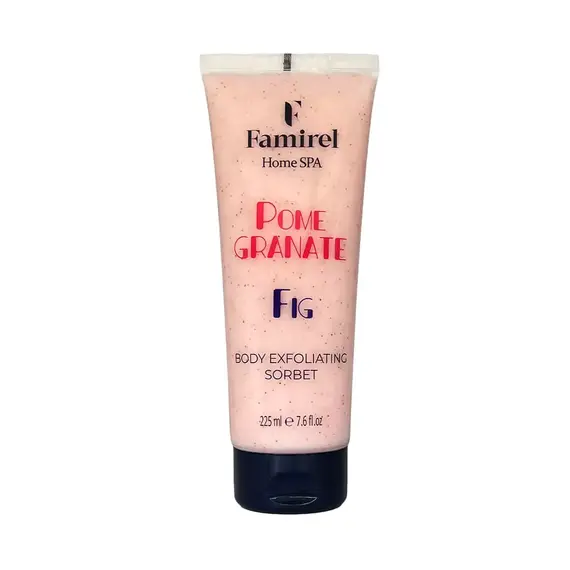 Відлущувальний сорбет для тіла "Fig & Pomegranate" Famirel Home Spa Body Sorbet, 225 мл, изображение 2