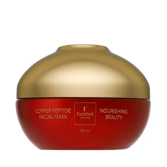 Живильна маска для обличчя з пептидами міді Famirel Copper Peptide Facial Mask, 50 мл (7290114086615)