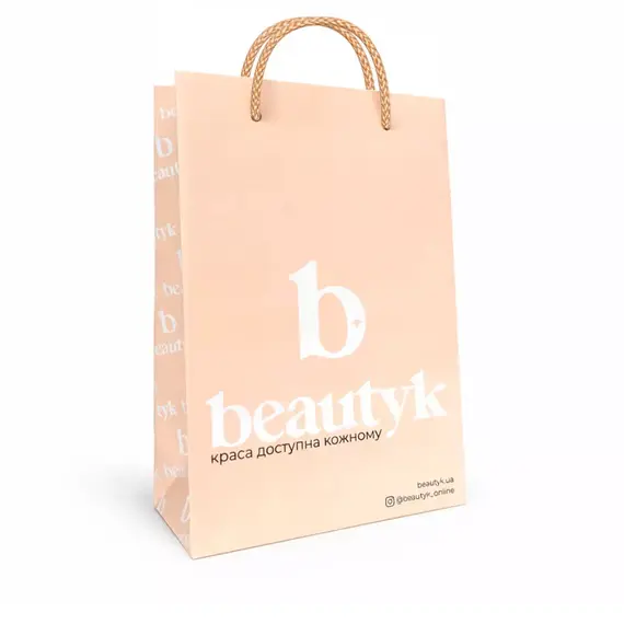 Пакет подарунковий паперовий BEAUTYK маленький - 17 х 26 х 9 (840012)