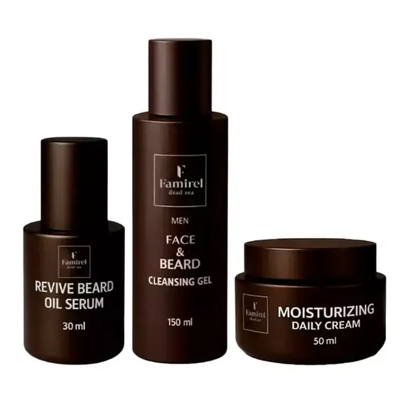 Famirel Men Beard & Skin Balance Комплексний догляд для бороди і шкіри (084888, 084895, 084871)