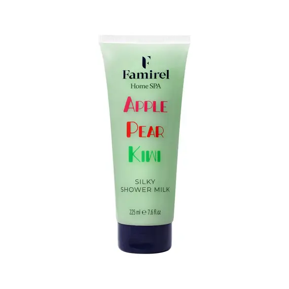 Молочко для душу "Kiwi & Pear & Apple" Famirel Home Spa Shower Milk, 225 мл