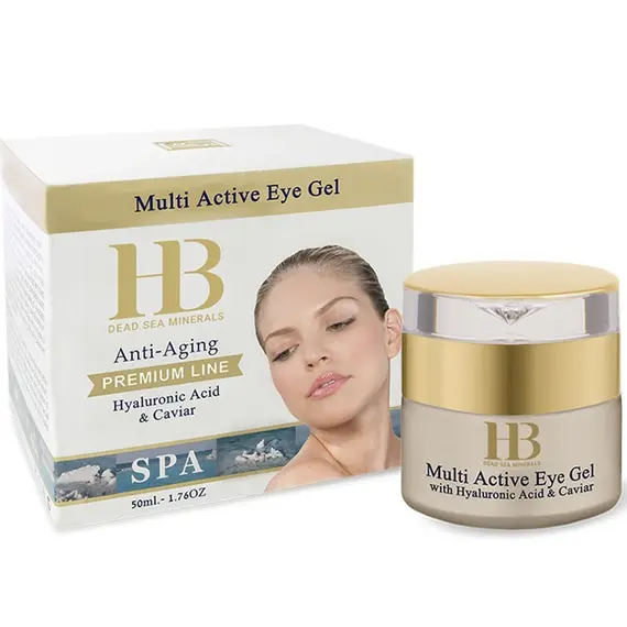 Активний гель Health and Beauty 35+ для шкіри навколо очей з гіалуроновою кислотою та екстрактом ікри, 50 мл (7290015247269)